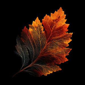 Golden Leaves and Grey Skies