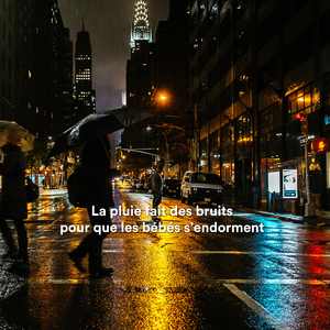 La pluie sonne pour se concentrer