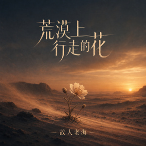 荒漠上行走的花