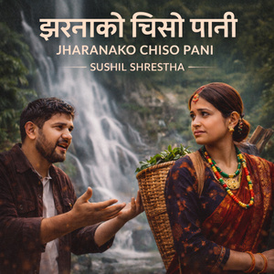 झरनाको चिसो पानी