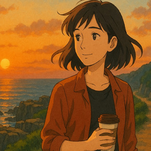 静寂を縫う風 - 波音と輪郭の奥