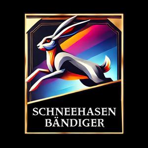 Tanzende Hasen im Schnee