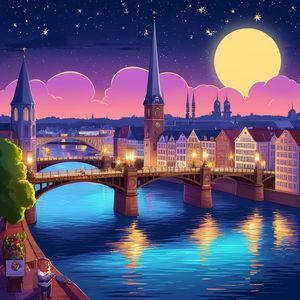 Sibbe Brücke Stadt