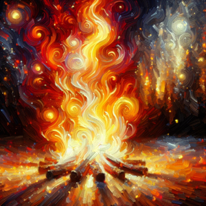 Glühendes Feuer