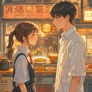 春熙晚风遇姑娘