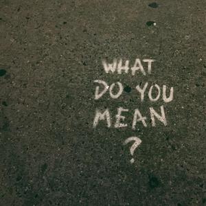 [FREE]What do you mean?