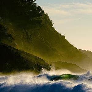 高峰顶上的风景