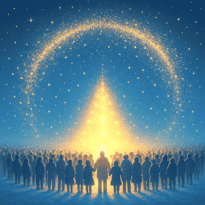 クリスマスの光