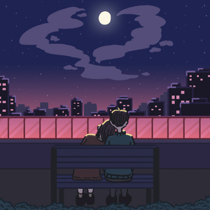 기대어 앉은 밤 아래