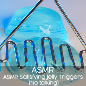 ASMR Tiny microphones inside jelly