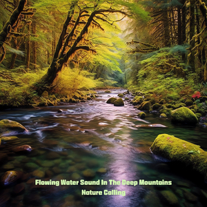 깊은 산속의 흐르는 물소리