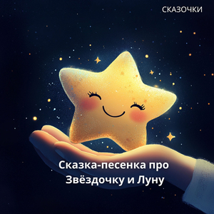 Сказка-песенка про звёздочку и луну
