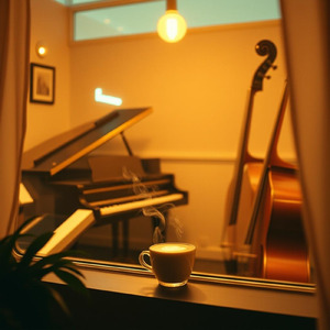 窓際の席とラテ