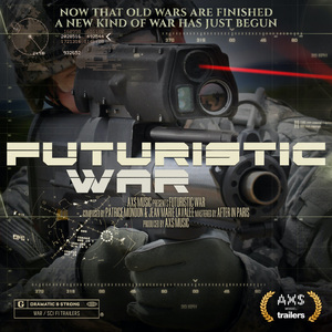 Futuristic War Battle Scene