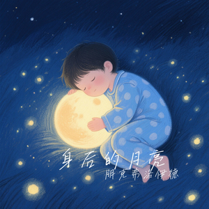 身后的月亮