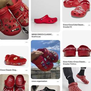 Red Crocs