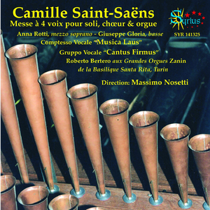 Messe à 4 voix pour soli choeur et orgue:O salutaris