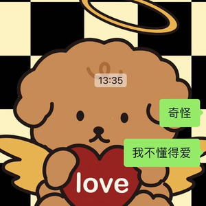 奇怪，我不懂得爱