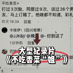 大型纪录片《不吃香菜“姐”》