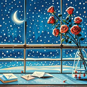 思念如雪花落下