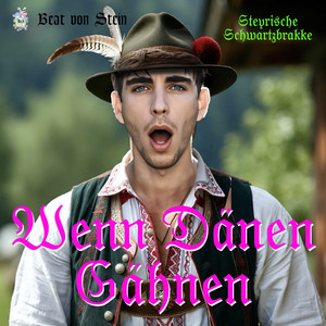 Wenn Dänen gähnen (Steirische Schwarzbracke)