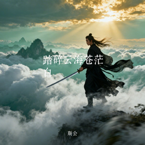 踏碎云海苍茫白