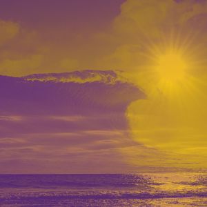 温和平静的波浪梦想