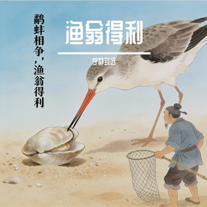 鹬蚌相争，渔翁得利