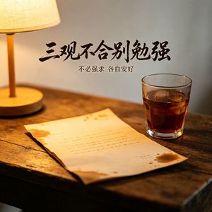 三观不合别勉强