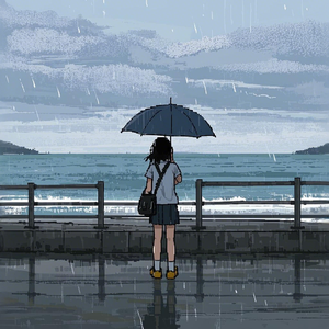 听阴雨天的海浪在内心翻涌着