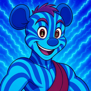 Akaza-theme Cartoon Style