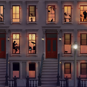 Under the streetlights