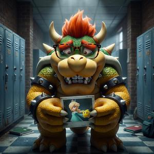 She’s Dancing With Mario Tonight (Bowser Sad Story)