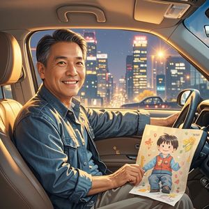 网约车司机之歌—为家在路上_夜山行