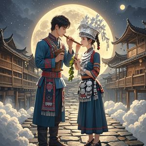 吊脚楼的月光-姚元翔