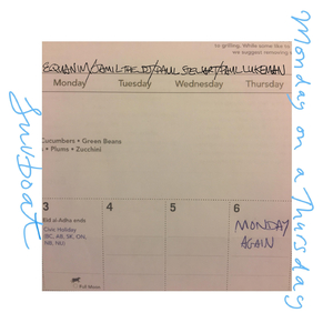 Monday on a Thursday