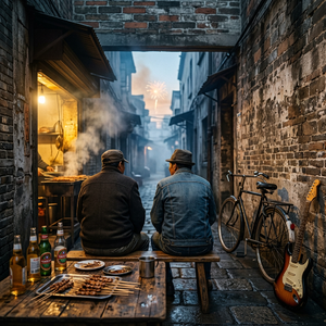 一起撸串儿的兄弟