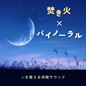 バイノーラル睡眠用BGM 焚き火のあかりと静寂の夜