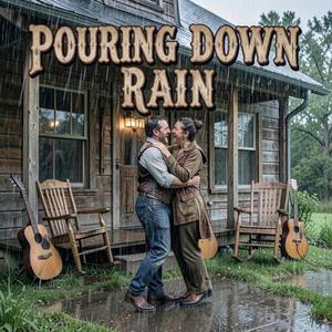 pouring down rain