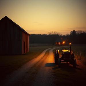 One day this guy drove up the gravel road
