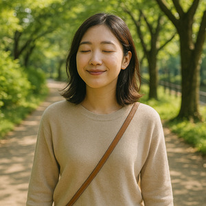 休日の散歩と心のハーモニー