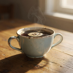 ブルーコーヒーカップ
