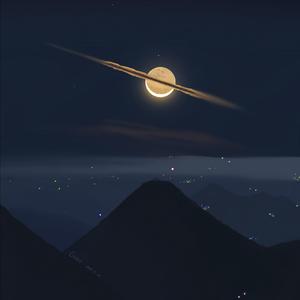 昨晚，梦见流星划过我的身畔