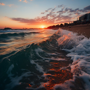 Paz Junto A La Orilla Del Mar