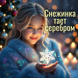Снежинка тает серебром