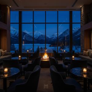 Whispering Snowfall near Moraine Viewpoint