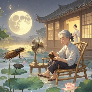 夏夜蝉鸣时