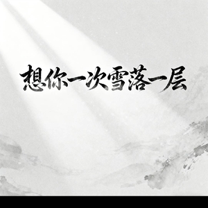 想你一次雪落一层