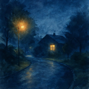 灯りの見える帰り道