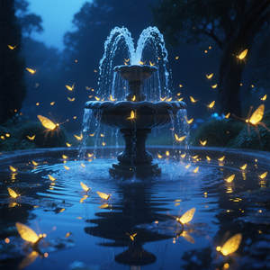 A dark night, yet still in the light.